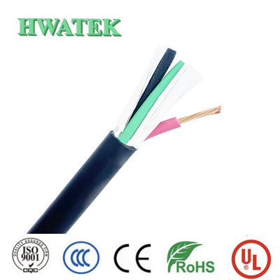 UL2095 4P×24AWG Geflecht Schilded Tined Kupfer Stranded foam PE Isolierung PVC Jacket 300V 80°C Kabel