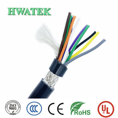 UL 2464 verzinntes Kupfer Litze abgeschirmt Multicore 20 P × 28 AWG SR PVC-Isolierung PVC-Mantel 300V 150℃ VW-1 Kabel