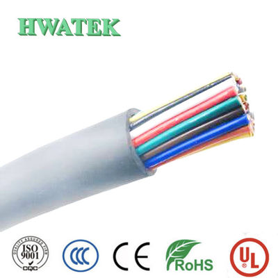 UL2464 Zinkkabel aus Kupfer, flexibles Kabel mit PVC-Dämmung, PVC-Jackett 3P 24AWG OD 6,2 mm