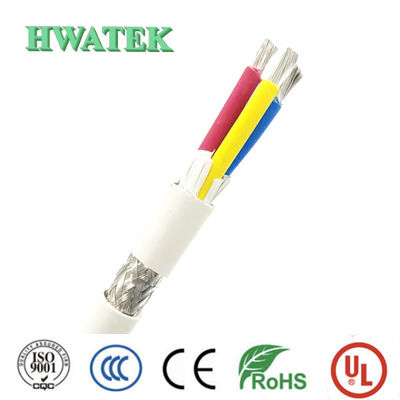 UL2095 4P×24AWG Geflecht Schilded Tined Kupfer Stranded foam PE Isolierung PVC Jacket 300V 80°C Kabel