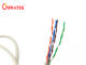 Al-Plastik schirmte S-UTP Cat5E Flecken-Kabel, Netz-Kabel der Kategorien-5E ab