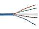 Al-Plastik schirmte Kabel PET Isolierung Lan-Cat6, Netz-Kabel der Kategorien-6 ab