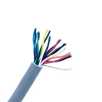 UL2468 Stahlstahl aus Kupfer, industriell flexibles Kabel mit SR-PVC-Dämmung, PVC-Jackett 15C×24AWG+ADB