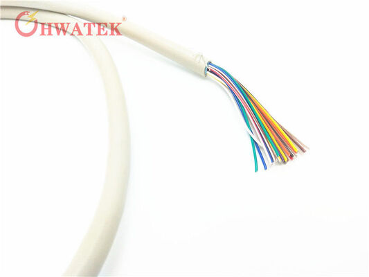 UL2468 Stahlstahl aus Kupfer, industriell flexibles Kabel mit SR-PVC-Dämmung, PVC-Jackett 15C×24AWG+ADB