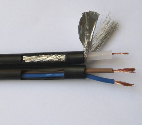 Rg59 3.0-5.3mm JIS Coaxial Cable with Braid Shielded 75±5Ω Impedance and PVC Sheath for CCTV Camera (Rg59 3.0-5.3mm JIS Coaxial Cable with Braid Shielded 75±5Ω Impedance and PVC Sheath for CCTV Camera) ist ein neues System für die Überwachung von Fernsehgeräten.