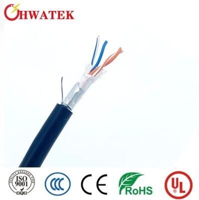 Cat5e Ethernet-Kabel mit UV-beständigem PVC-Mantel, blankem Kupferleiter und 305m Rollenlänge für Hochgeschwindigkeits-Netzwerkkommunikation