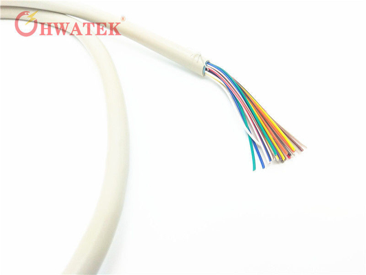 UL2464 PVC-ummanteltes, geschirmtes Stromkabel 24-28AWG 300V Industriekabel
