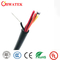 Elektrische flexible Borte schirmte Kabel UL2464 AWM 2464 62Cx24AWG+ADB ab