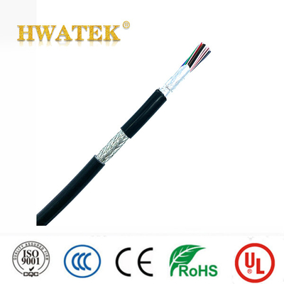 C-AWG22-2C-GY-SR-PVC-T105°C Unshielded multi mehradriges Kabel 300V Leiter-22awg