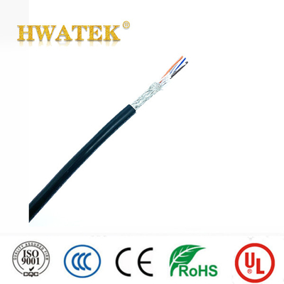 UL2725 TYPE PVC Jacket Verbundene Kupfersträhnen 1 Koaxial × 26AWG + 2C×24AWG + 1C×26AWG 80°C 30V Kabel