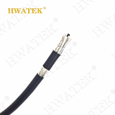 UL 20236 2C x 26AWG Zink- und Silberplattiert Kupferstrang  Isolierung TPU Jacke RG 179 Kabel
