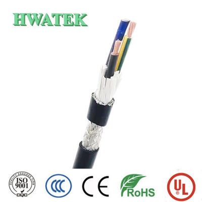 CL3&UL2464 Industrieflexibles Kabel aus geballtem Kupfer mit SR-PVC-Dämmstoff, PVC-Jackett 8P×22AWG+ADB