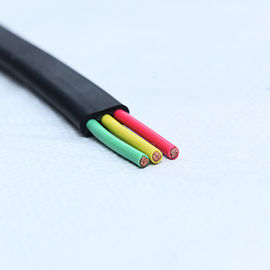 Aussortiertes flexibles elektrisches Flachkabel mehradrig mit dem XLPE-Hüllen-Öl beständig