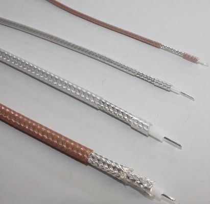 Kupfernes Minikoaxialstromkabel PFA/FEP-Isolierungs-Hochfrequenzgetriebe