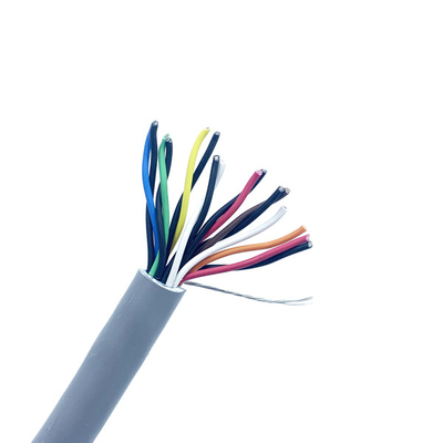 Flachkabel 26AWG 4C X konservierte kupfernes angeschwemmtes Alpha 86104CY UL2661
